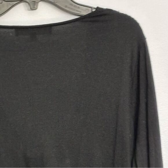 Jones New York | Women's Black Cowl Neck Stretch 3/4 Sleeve Blouse Top T… - Picture 10 of 12
